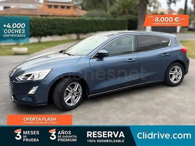 Usado Ford Focus Trend 100 CV (73 kW) 2018 Azul Berlina