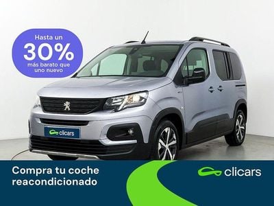 Usado Peugeot Rifter GT-line 131 CV (96 kW) 2020 Gris Monovolumen
