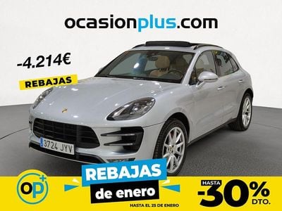 Gris plata Usado 2017 Porsche Macan Turbo SUV | 52.686 € (Precio justo)