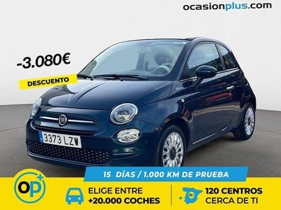 Usado Fiat 500 Dolcevita 70 CV (51 kW) 2022 Azul Descapotable
