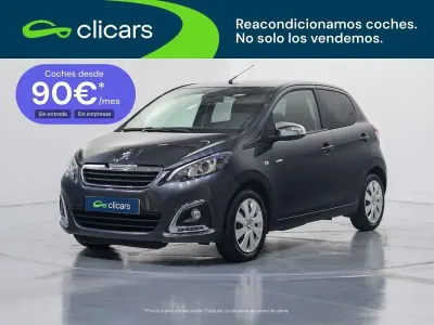 Usado Peugeot 108 Active 72 CV (52 kW) 2021 Azul Utilitario
