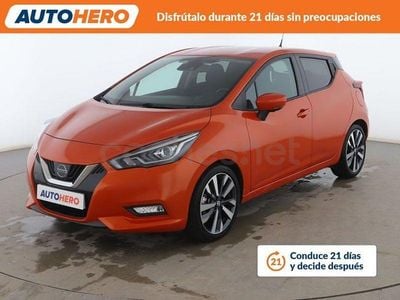 Usado Nissan Micra Tekna 100 CV (73 kW) 2020 Naranja Berlina