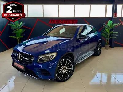 Usado Mercedes GLC250 204 CV (150 kW) 2018 Azul SUV