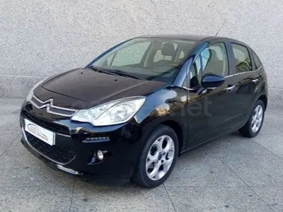 Usado Citroën C3 Exclusive 92 CV (67 kW) 2015 Negro Berlina