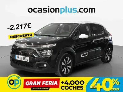 Usado Citroën C3 PureTech 110 CV (80 kW) 2023 Negro Utilitario