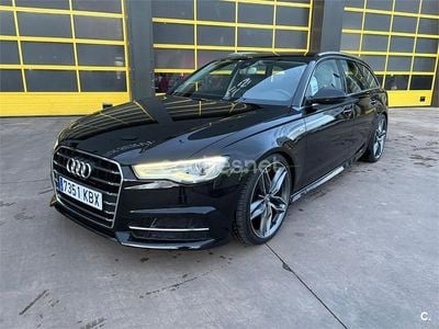 Usado Audi A6 S-Line 190 CV (139 kW) 2017 Negro Familiar