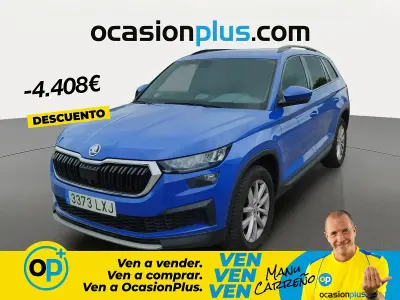 Usado Skoda Kodiaq Ambition 150 CV (110 kW) 2022 Azul SUV