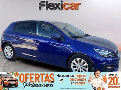 Usado Peugeot 308 Style 130 CV (95 kW) 2020 Azul Berlina