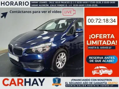 Usado BMW 216 Active Tourer 116 CV (85 kW) 2019 Azul Monovolumen