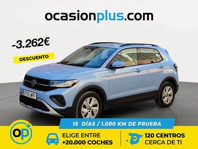 Usado VW T-Cross Life 116 CV (85 kW) 2024 Azul SUV
