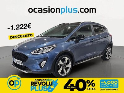 Usado Ford Fiesta Active 100 CV (73 kW) 2019 Azul Utilitario