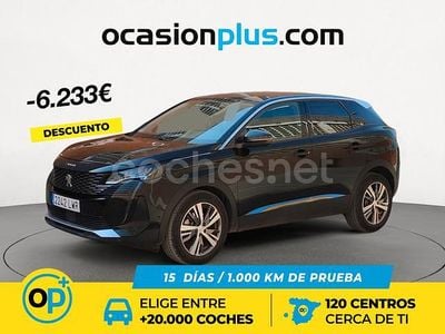 Negro Usado 2022 Peugeot 3008 Allure Recogida | 21.000 € (Precio justo)
