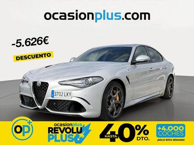 Usado Alfa Romeo Giulia Quadrifoglio 510 CV (375 kW) 2020 Gris Berlina
