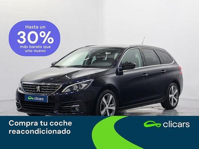 Usado Peugeot 308 SW Allure 130 CV (95 kW) 2018 Azul Familiar