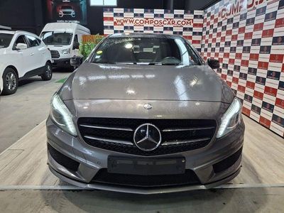 Usado Mercedes A200 AMG line 136 CV (100 kW) 2015 Gris / plata Berlina