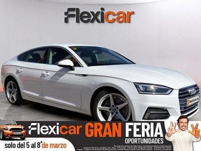 Usado Audi A5 Sportback 150 CV (110 kW) 2018 Blanco Utilitario