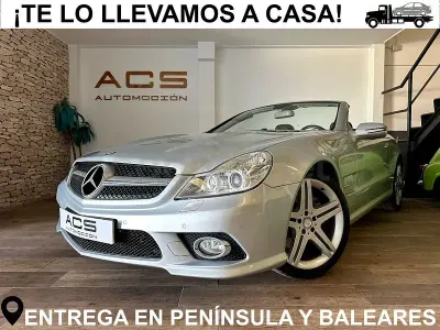 Usado Mercedes SL500 388 CV (285 kW) 2012 Gris / plata Descapotable