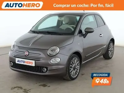 Usado Fiat 500 Lounge 69 CV (50 kW) 2018 Beige Utilitario