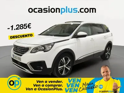 Usado Peugeot 5008 Allure 130 CV (95 kW) 2018 Blanco SUV