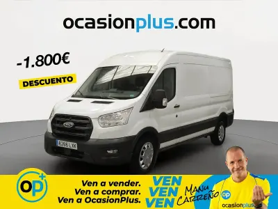 Usado Ford Transit Trend 130 CV (95 kW) 2022 Blanco Berlina