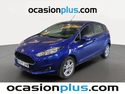 Usado Ford Fiesta Trend 82 CV (60 kW) 2017 Azul Utilitario