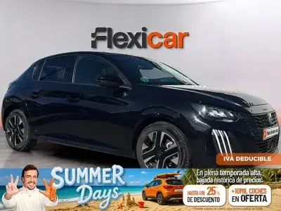 Usado Peugeot 208 Allure 100 CV (73 kW) 2025 Negro Utilitario