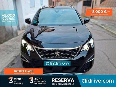 Usado Peugeot 3008 GT-line 131 CV (96 kW) 2018 Negro SUV