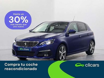 Usado Peugeot 308 Allure 110 CV (80 kW) 2019 Azul Utilitario