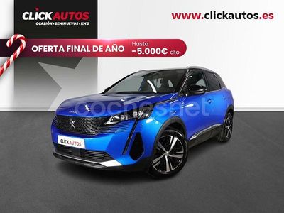 Azul Usado 2021 Peugeot 3008 GT SUV | 19.250 € (Un poco caro)