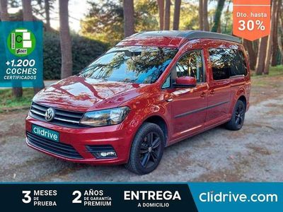 Usado VW Caddy Maxi Beach 125 CV (91 kW) 2016 Rojo Monovolumen