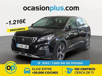 Usado Peugeot 3008 Allure 131 CV (96 kW) 2017 Negro SUV
