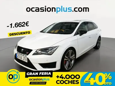 Usado Seat Leon CUPRA 290 CV (213 kW) 2016 Blanco Familiar