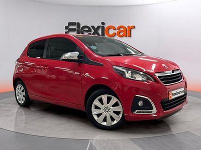 Begagnad Peugeot 108 Active 72 HK (52 kW) 2021 Röd Halvkombi