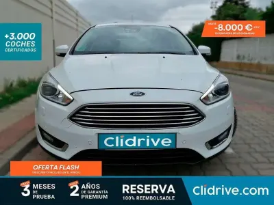 Brugt Ford Focus Titanium 120 HK (88 kW) 2015 Hvid Hatchback