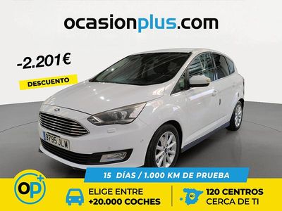 Usado Ford C-MAX Titanium 150 CV (110 kW) 2016 Blanco Monovolumen