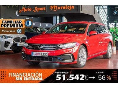 Usado VW Passat GTE 218 CV (160 kW) 2021 Rojo Familiar
