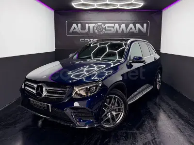 Usado Mercedes GLC250 204 CV (150 kW) 2018 Azul SUV