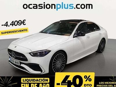 Blanco Usado 2023 Mercedes C200 Berlina | 44.091 € (Precio justo)