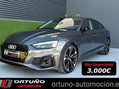 Usado Audi A5 Sportback S-Line 163 CV (119 kW) 2021 Gris / plata Utilitario