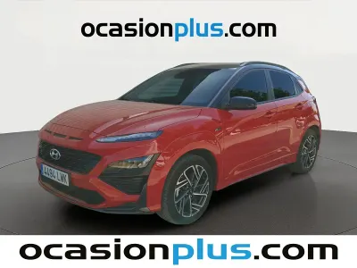 Usado Hyundai Kona N Line 120 CV (88 kW) 2022 Rojo SUV