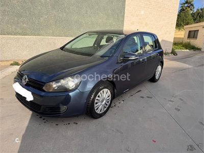 Usado VW Golf VI 105 CV (77 kW) 2010 Azul Utilitario