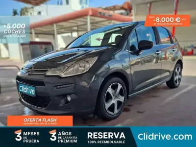 Usado Citroën C3 Live 82 CV (60 kW) 2016 Gris Utilitario