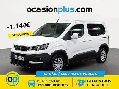 Usado Peugeot Rifter Active 100 CV (73 kW) 2019 Blanco Monovolumen