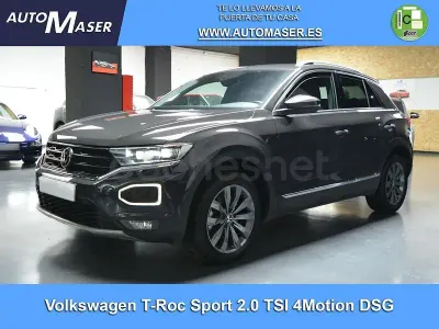 Usado VW T-Roc Sportline 190 CV (139 kW) 2021 Gris / plata SUV