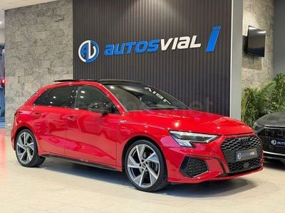 Usado Audi A3 S-Line 150 CV (110 kW) 2021 Rojo Berlina