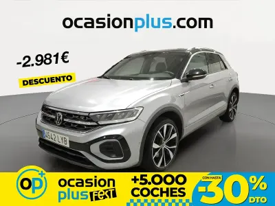 Usado VW T-Roc R-line 150 CV (110 kW) 2022 Gris SUV