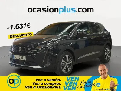 Käytetty Peugeot 3008 Allure 130 HP (95 kW) 2023 Musta Katumaasturi