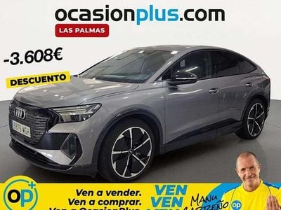 Usado Audi Q4 Sportback e-tron S-Line 219 kW (299 CV) 2023 Gris SUV