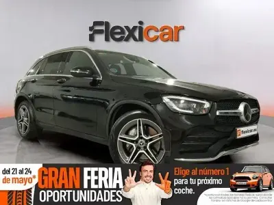 Usado Mercedes GLC200 163 CV (119 kW) 2020 Negro SUV
