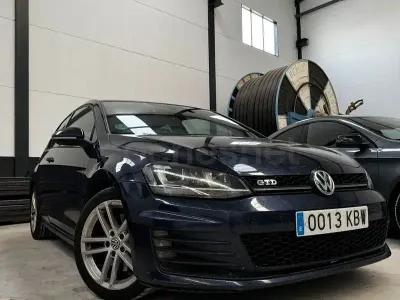 Käytetty VW Golf VII GTD 184 HP (135 kW) 2014 Sininen Sedan